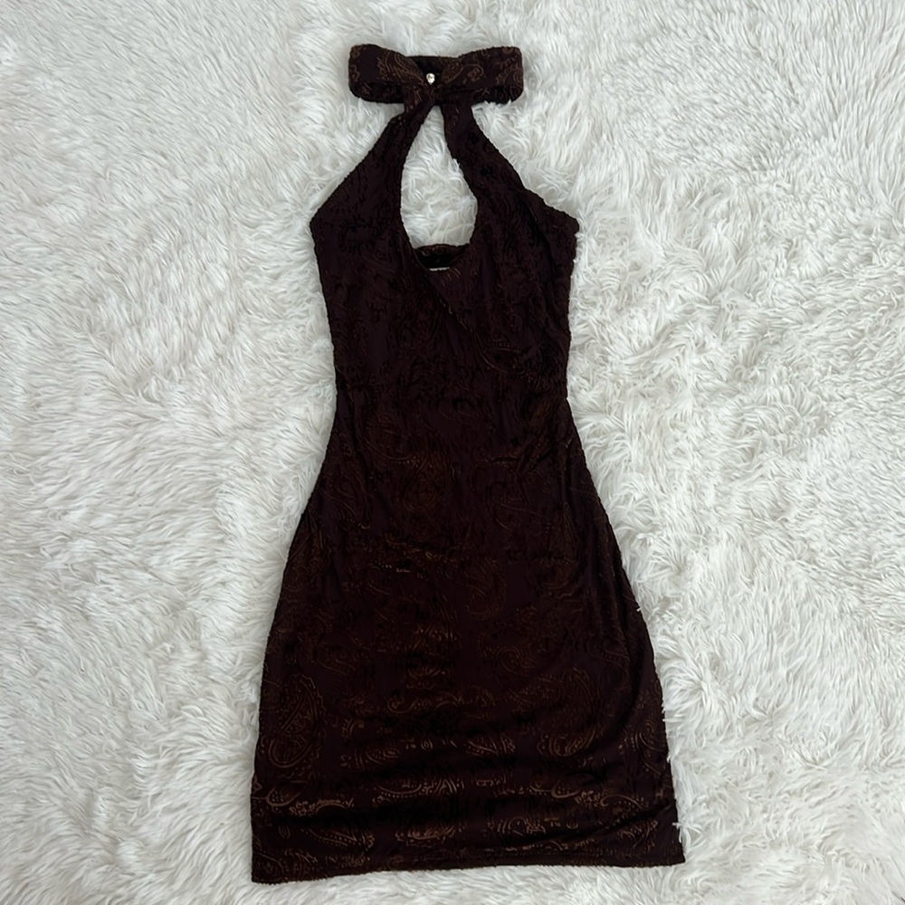 Baddieville Paisley Princess Mini Dress